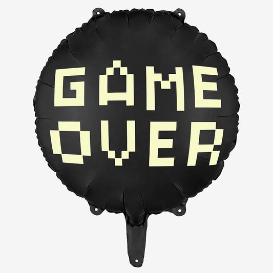 Ballon hélium jeux vidéo Game Over pour une fête endiablée !