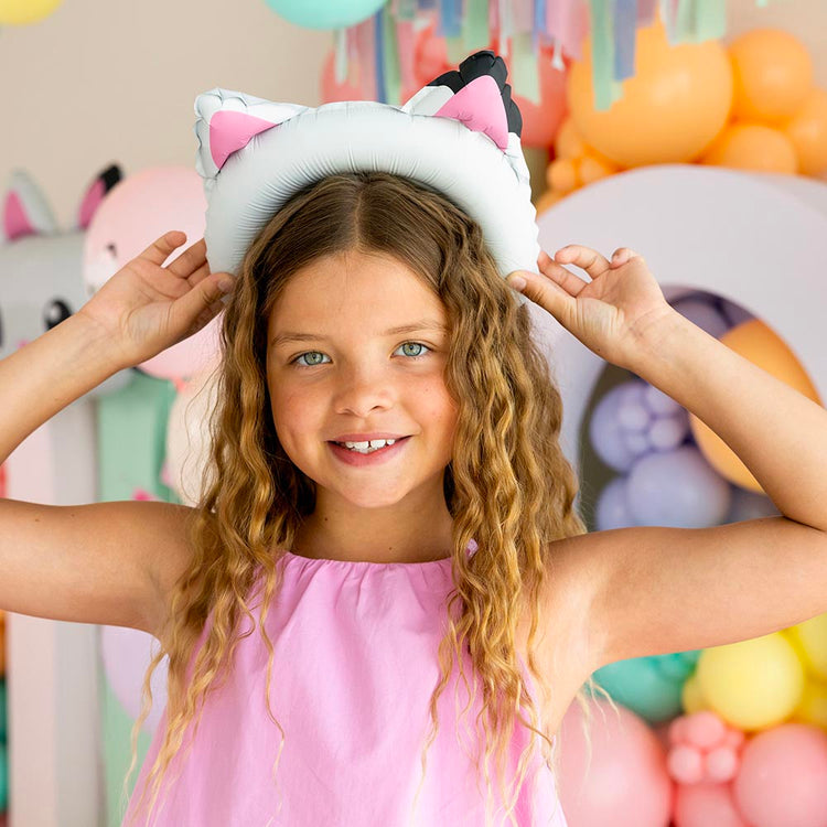 Ballon oreilles de chat : déco anniversaire Gabby et la maison magique 