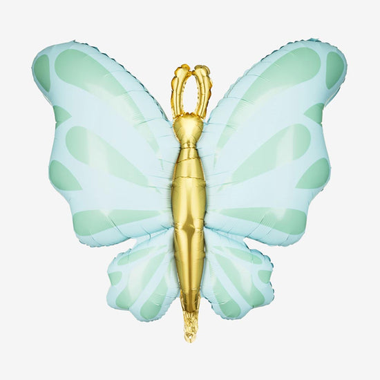 Ballon papillon vert clair pour fête d'anniversaire