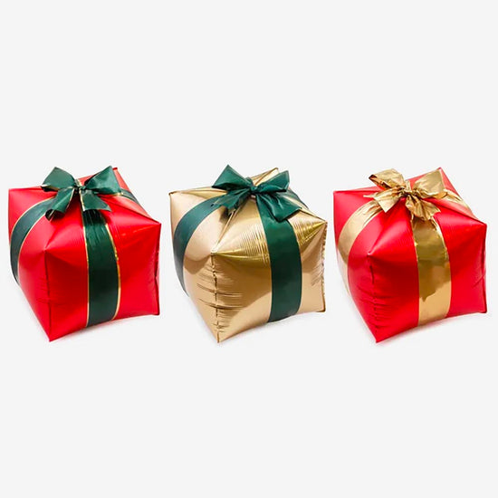 noël - ballon cadeau de noël : décoration noël originale ou petit cadeau 