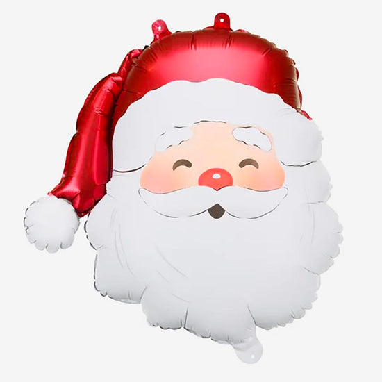 noël - ballon tête de père noël : décoration noël originale ou petit cadeau 