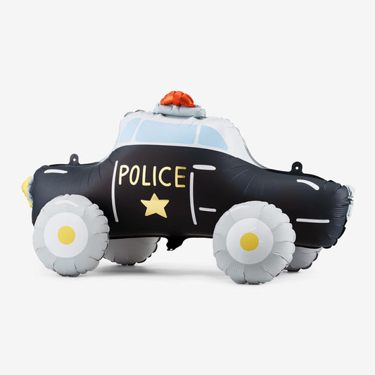 Ballon voiture de police idéale pour une décoration d'anniversaire