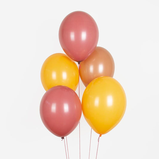 Balloons: forest animal birthday decorations