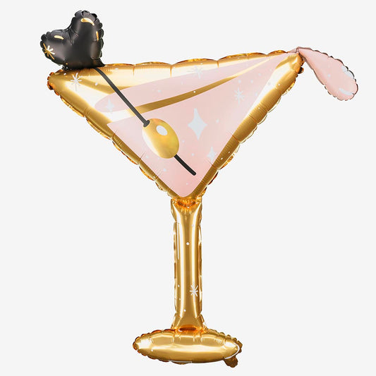 Ballon verre à cocktail pour soirée du Nouvel an 2023