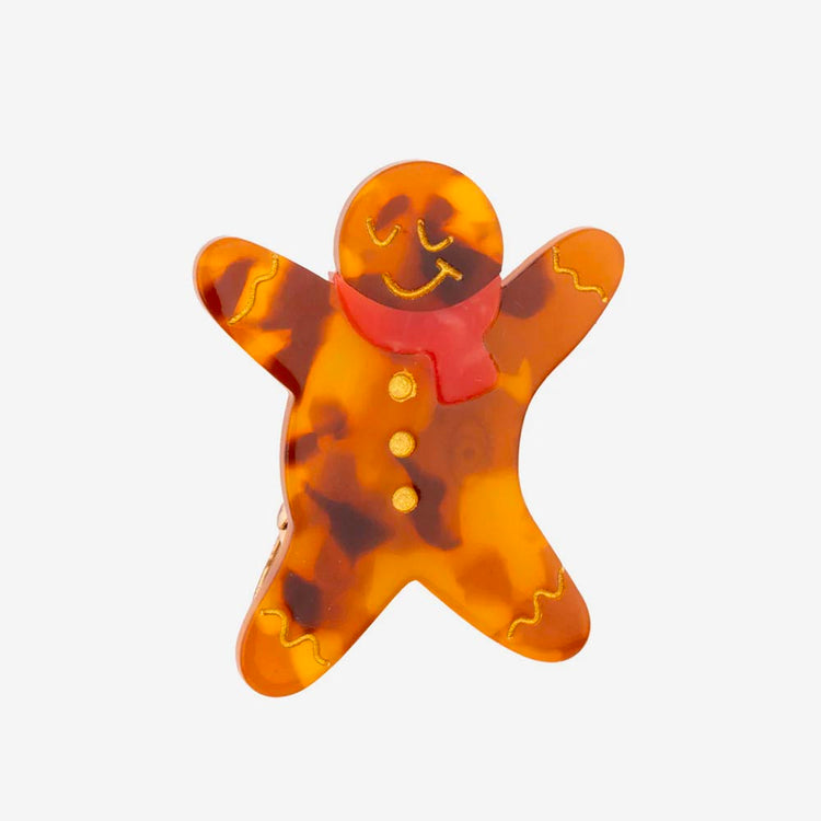 Barette à cheveux gingerman idée cadeau pour calendrier de l’avent