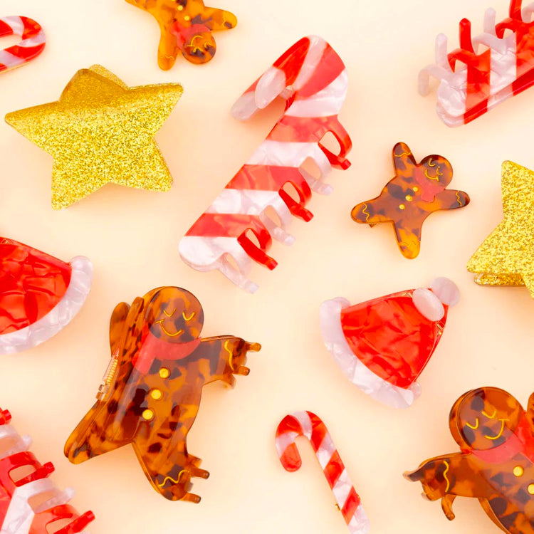 Barette à cheveux gingerman idée cadeau pour secret santa