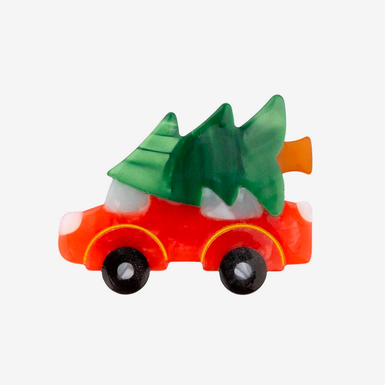 1 barrette voiture sapin