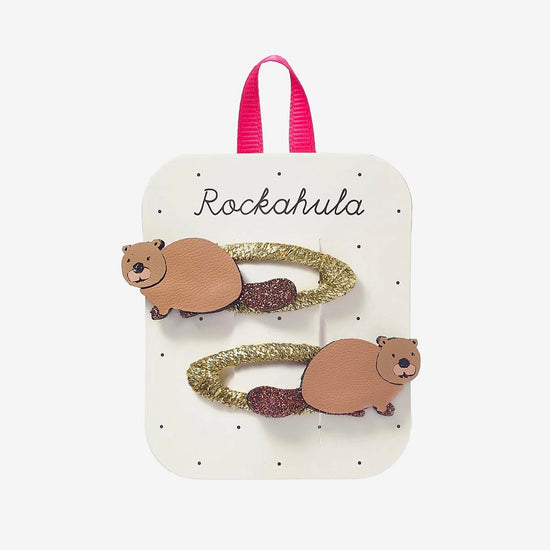 Barrettes castor : idée cadeau anniversaire enfant