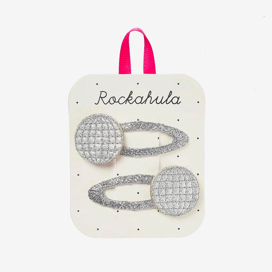 Barrettes boule disco : idée cadeau anniversaire enfant