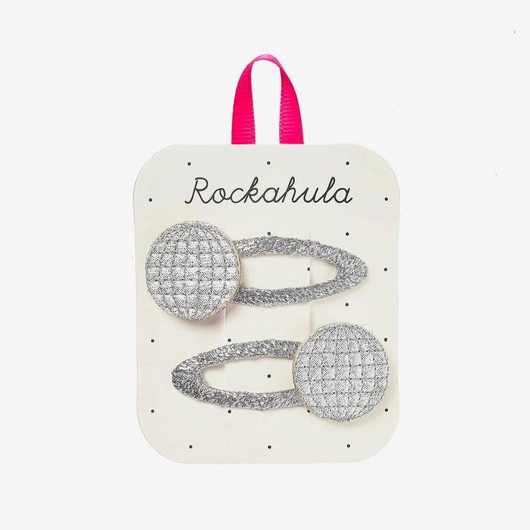 Barrettes boule disco : idée cadeau anniversaire enfant