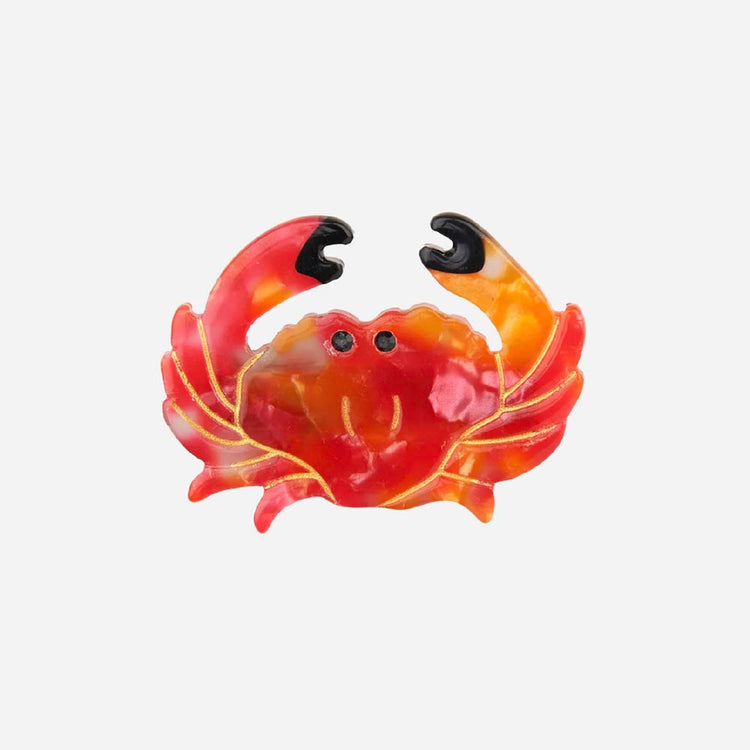 1 barrette à cheveux Crabe : idee cadeau anniversaire thème mer