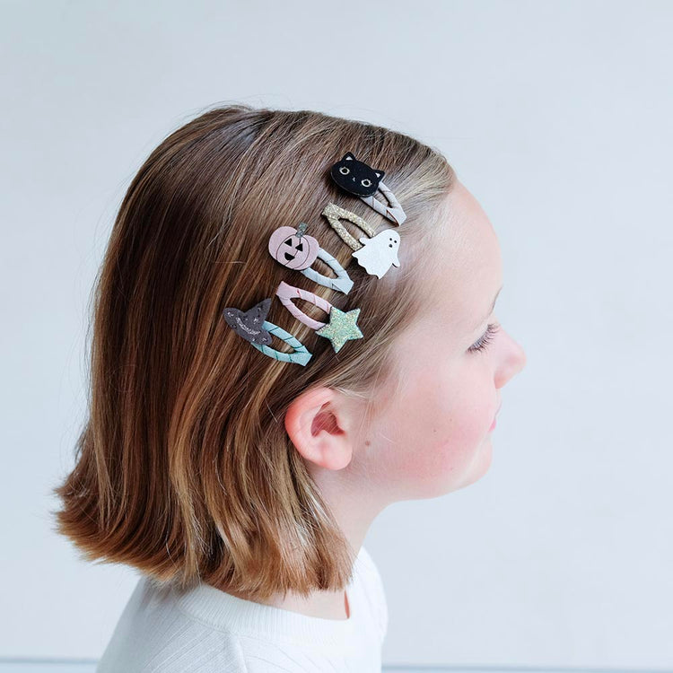 5 Halloween barrettes