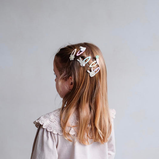 Barrettes lapins, coiffure adorable pour les fêtes de Pâques