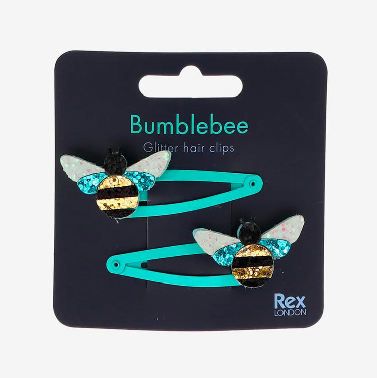 Accessoires Rex London : 2 barrettes pour cheveux en forme d'abeille
