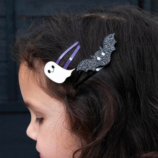 4 barrettes halloween