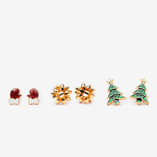 Boucles d'oreille Noël : idee cadeau de noel enfant original