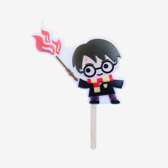 Bougie Harry Potter pour décorer gateau anniversaire Harry Potter