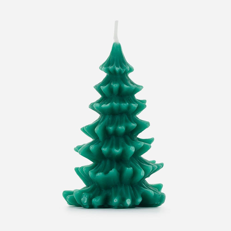 Bougie sapin de Noël : idee decoration de noel originale