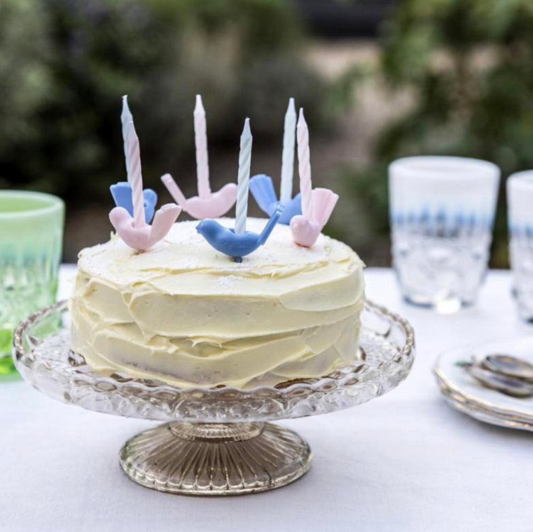 Bougie anniversaire : 6 porte-bougies oiseaux parfait pour baptême