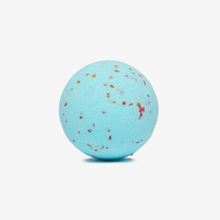 Boule de bain cosmic confettis bleu