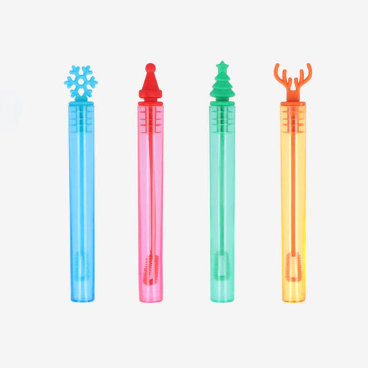 cadeau pour calendrier de l'avent ou pochette surprise de noel : 1 flacon noël de bulles de savon 