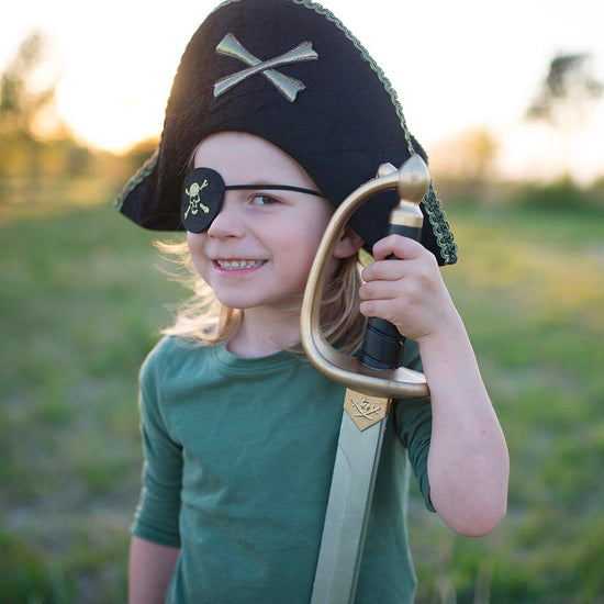 Cache oeil de pirate - accessoire deguisement carnaval enfant