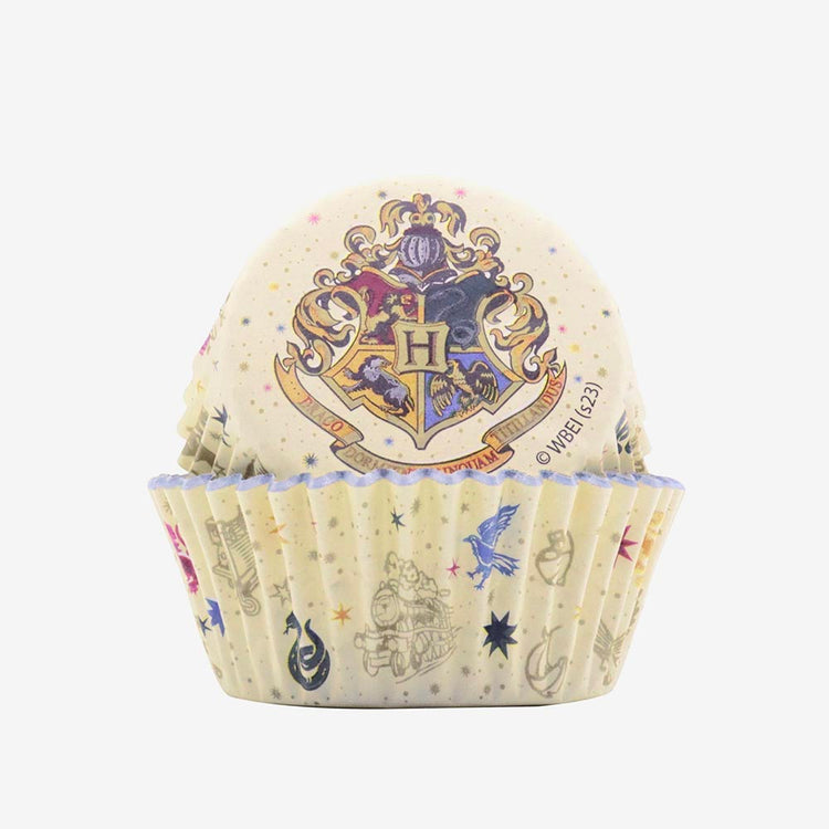 30 caissettes à cupcakes Poudlard : deco de table harry potter