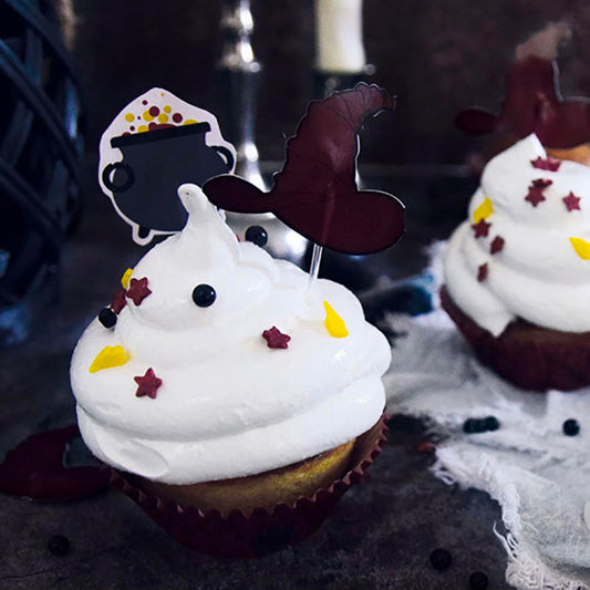Kit à cupcakes sorcier : deco gateau anniversaire harry potter