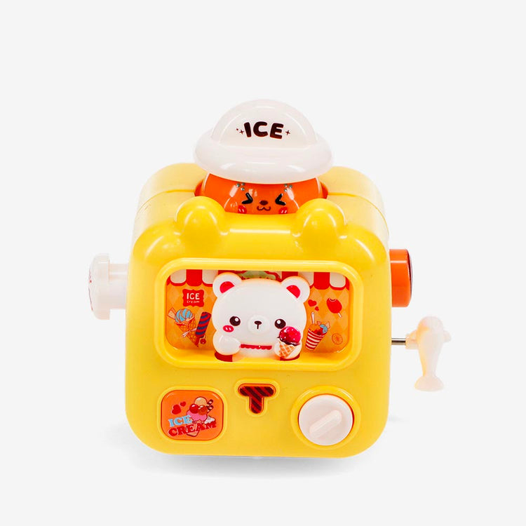 Petit camion de glace Kawaii jaune : idée cadeau anniversaire enfant 