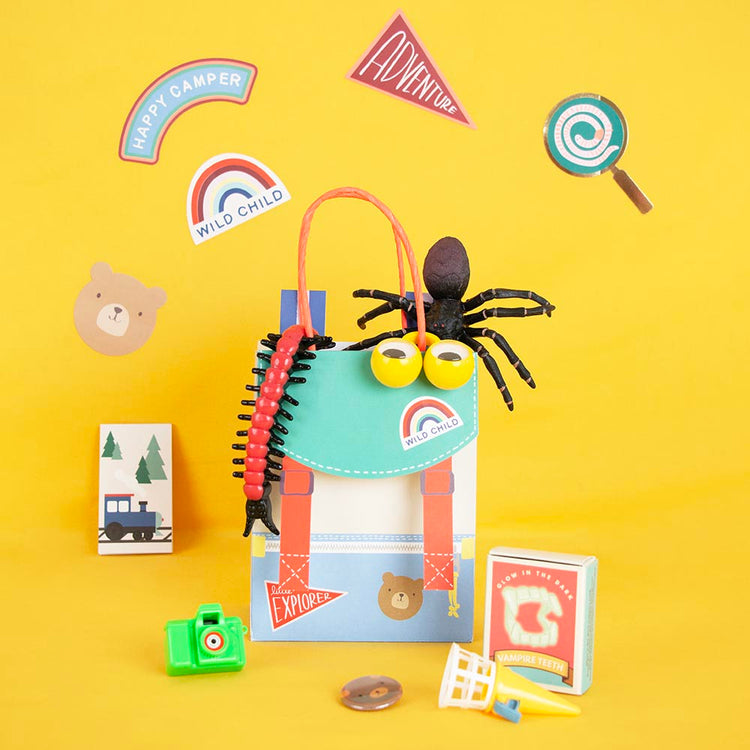 25 stickers camping prédécoupés stickers pour les explorateurs