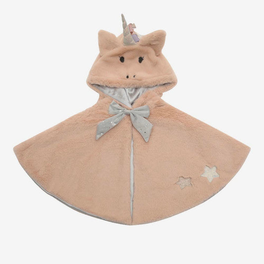 1 cape licorne pour se déguiser pendant une fête d'anniversaire licorne