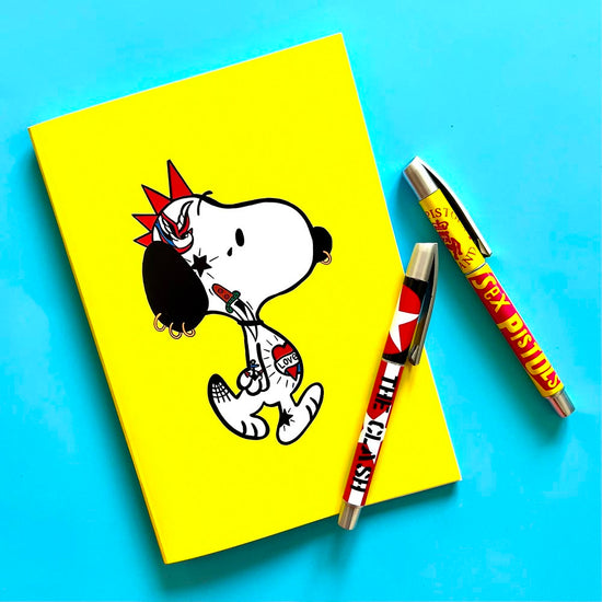 Carnet Snoopy punk : papeterie anniversaire 