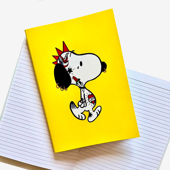 Carnet Snoopy punk : idée cadeau anniversaire enfant 