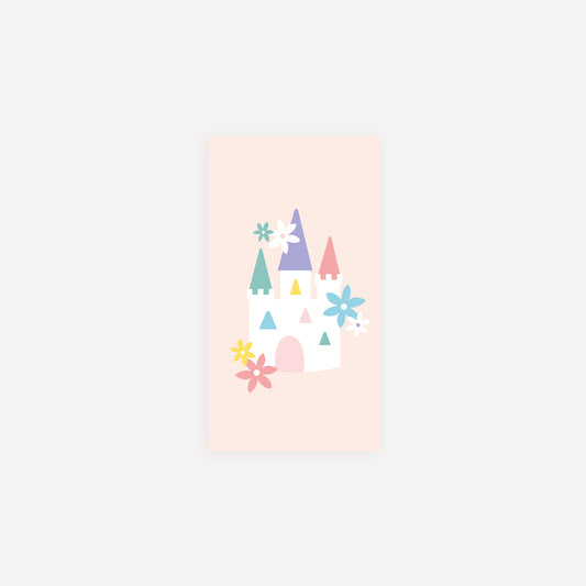 Mini carnet chateau de princesse : cadeau anniversaire fille