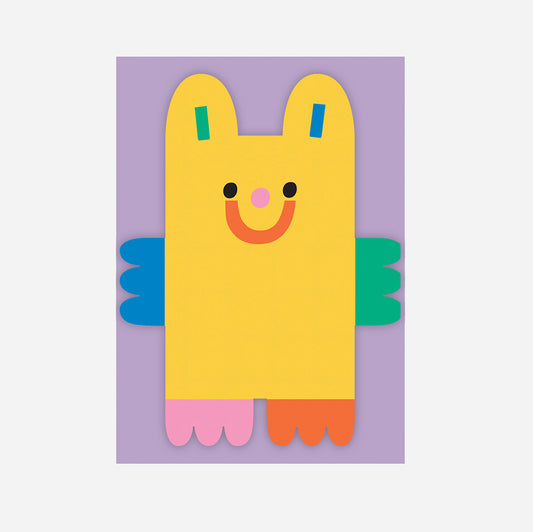 Teddy bear birthday card: original children's greeting card