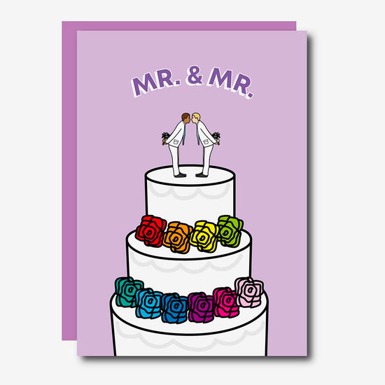 Carte de voeux mariage Mr & Mr Studio Soph - Fabrication européenne