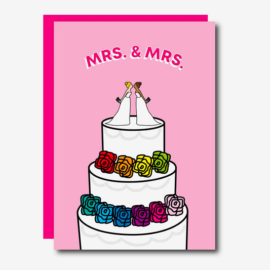 Carte de voeux mariage Mrs & Mrs Studio Soph - Fabrication européenne