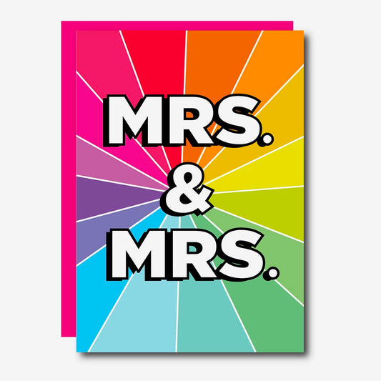 Carte de voeux pour mariage lesbien - Studio Soph