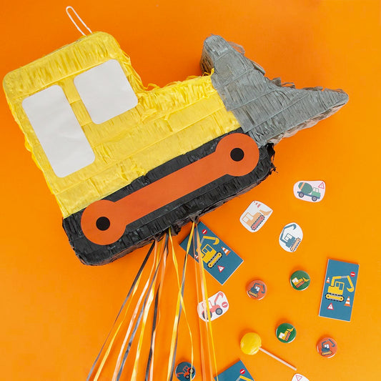 Kit de piñata de cumpleaños de obra para poder rellenar tu piñata