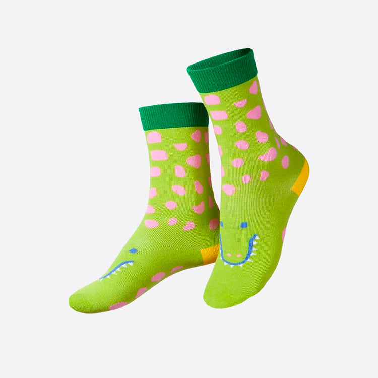 1 paire de chaussettes enfant - Dino parfait pour cadeau de Noël