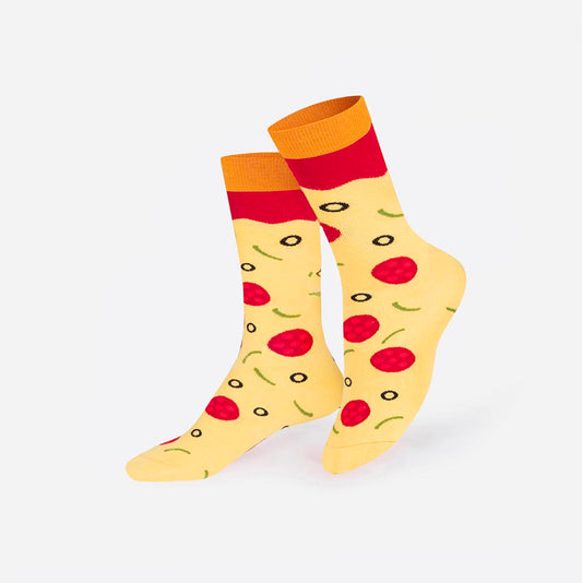 1 paire de chaussettes enfant - Pizza parfait pour cadeau de Noël