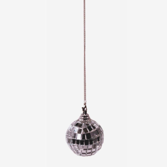 Ballon en aluminium en forme de boule disco pour fête d'anniversaire/soirée  de danse, gonflage à l'hélium compris, 15 po