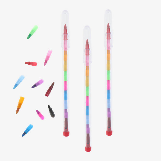 Crayons  11 couleurs pour des dessins vibrants et créatifs