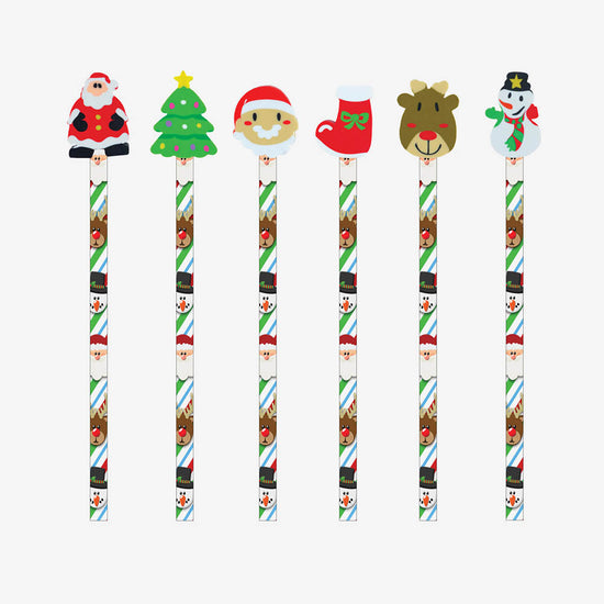 Crayon de Noël : idée cadeau calendrier de l'avent enfant 