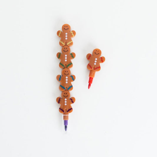 5-color gingerbread pencil - Original Christmas gift for children