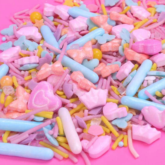 Confettis comestibles en sucre pour decoration de gateau