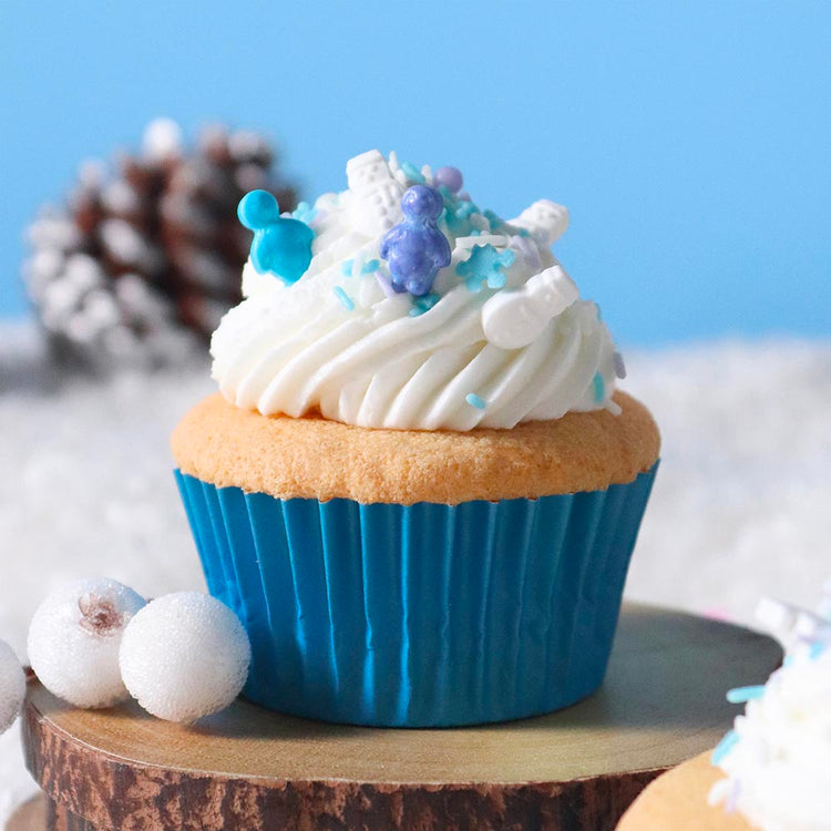 Décors en sucre Reine des neiges parfait pour fête originale