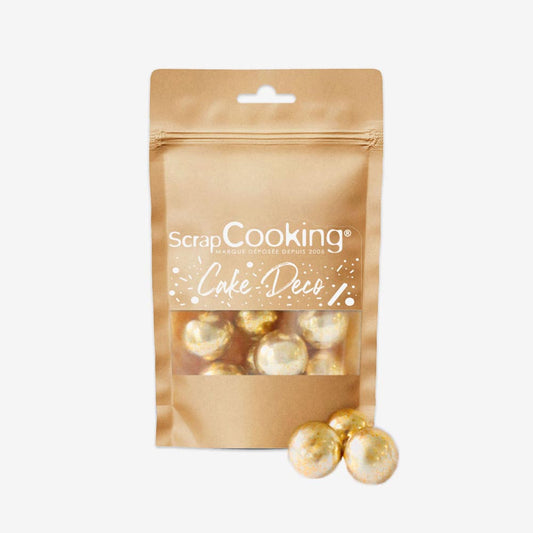 XXL golden sweet decorations