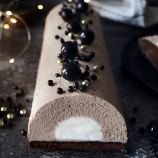 Décorations comestibles pour gâteau de Noël : billes de chocolat
