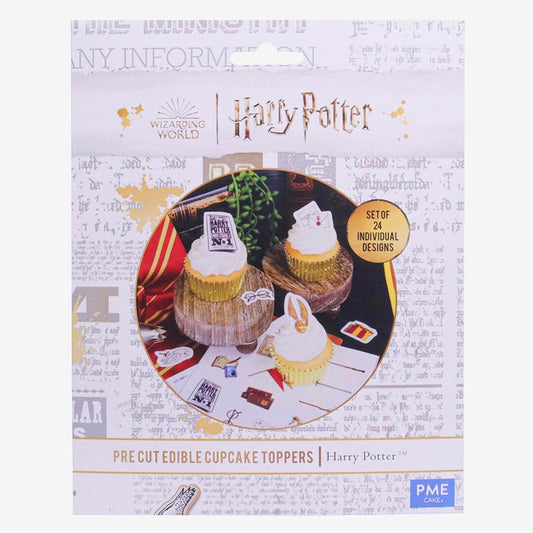 24 feuilles en sucre Harry Potter : gateau anniversaire personnalisé
